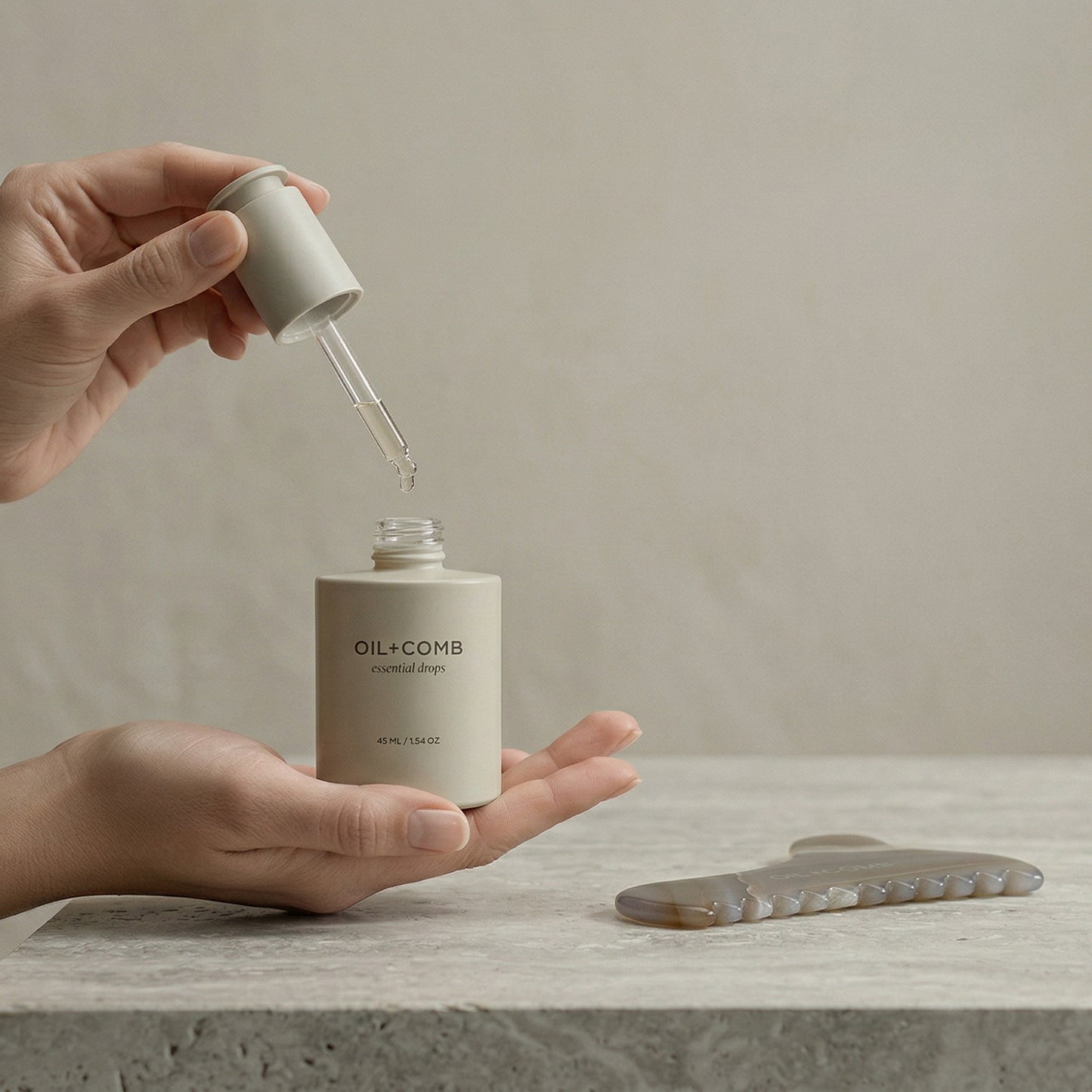 Gua Sha + Essential Drops, Ritual Set (Limited first release)